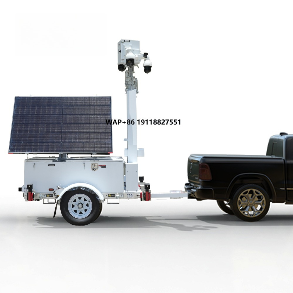 Outdoor Power Monitor - Solar Power Unit Trailer Mobile Solar