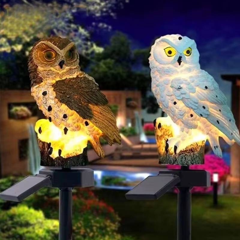 Solar Owl Garden Stake Lights  - Outdoor Power Stake review and price
