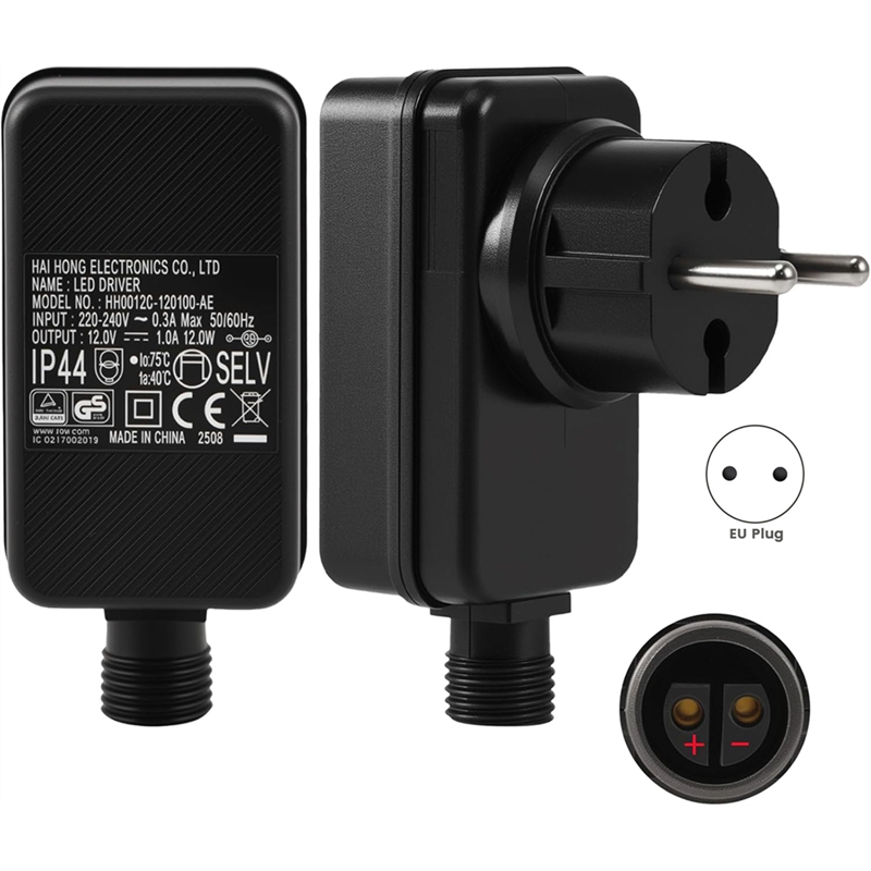 12V/1A LED Power Supply, Plug  - Outdoor Use Power Strip review and price
