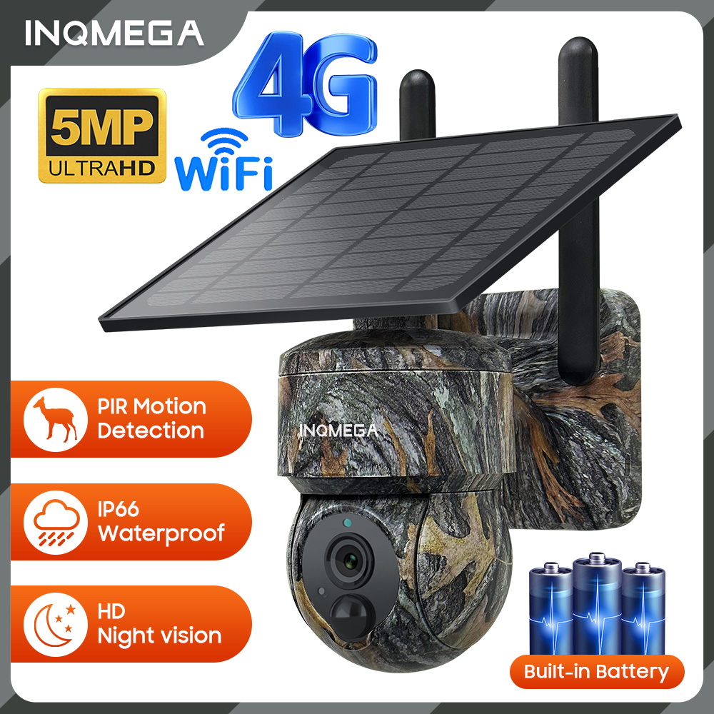 INQMEGA 5MP 4G / WIFI Solar Wi - Outdoor Power Monitor review and price