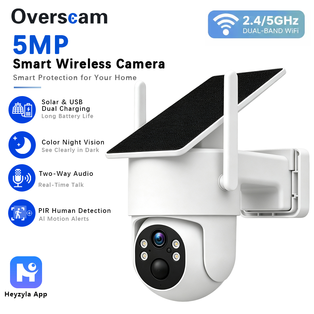 5MP Solar Powered PTZ Camera F - Outdoor Power Monitor review and price