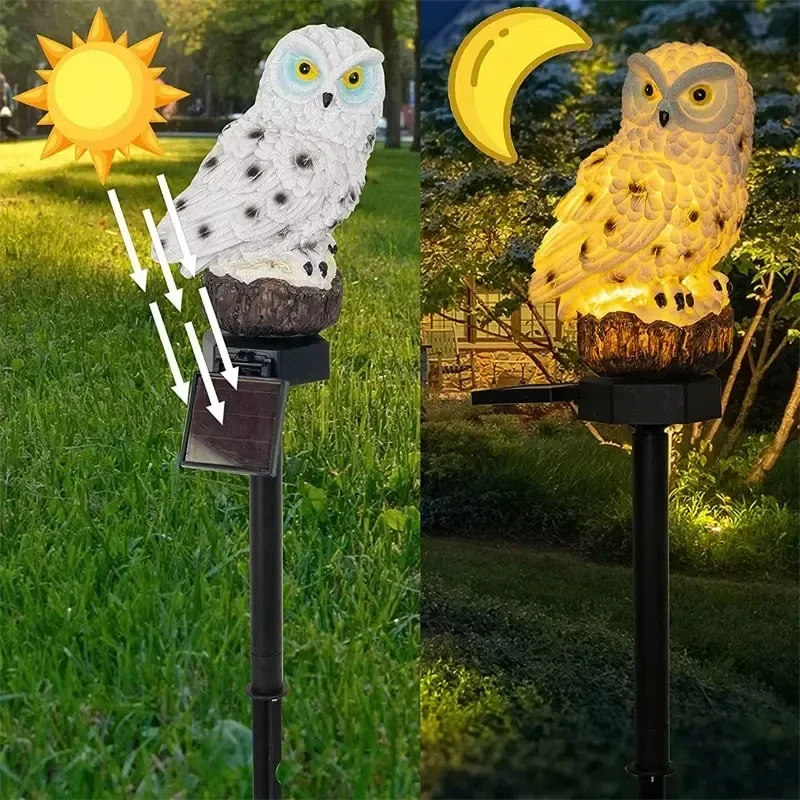 Solar Owl Ground Light LED Out - Outdoor Power Stake review and price