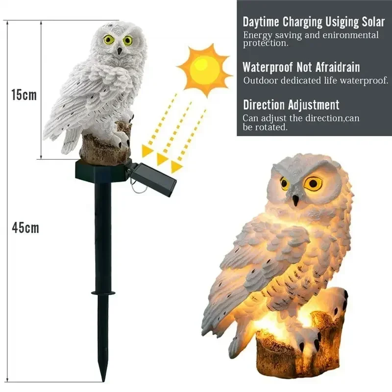 Solar Owl Ground Light LED Out - Outdoor Power Stake review and price