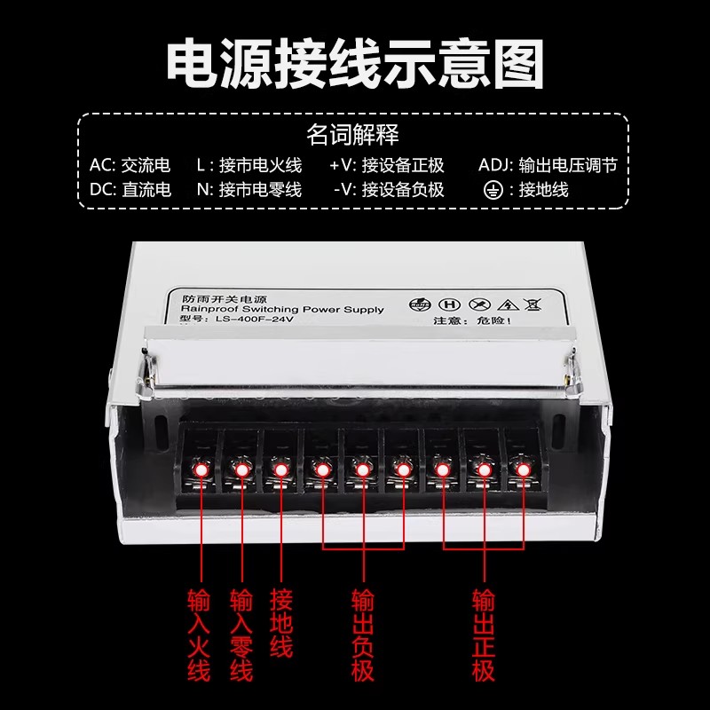 Rainproof switch power supply  - Outdoor Power Board Box review and price