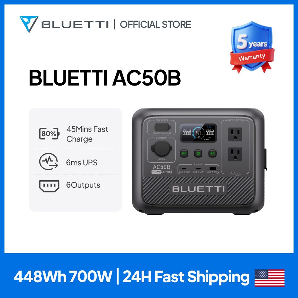 BLUETTI AC50B Portable Power S - Outdoor Power Tower review and price