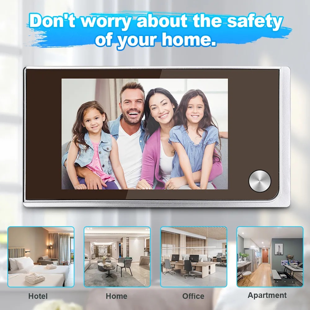 3.5 inch Camera Peephole Doorb - Outdoor Power Monitor review and price