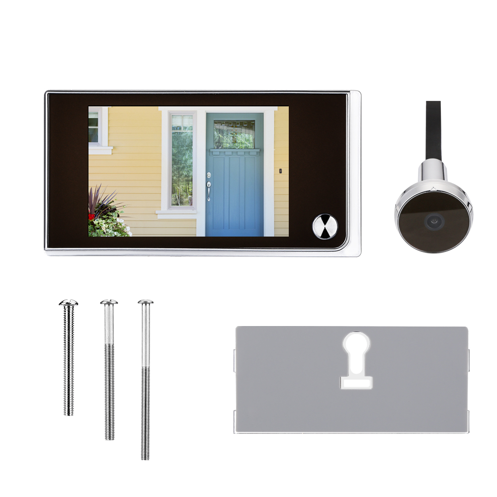 3.5 inch Camera Peephole Doorb - Outdoor Power Monitor review and price