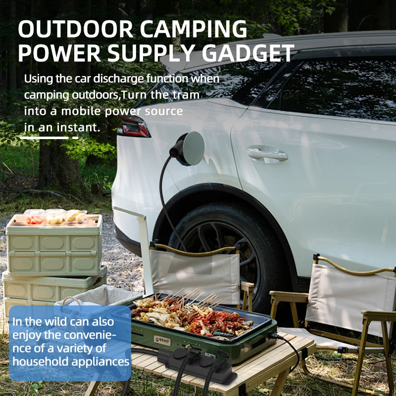 Portable 16A 4KW V2L Cable Ele - Outdoor Power Tower review and price