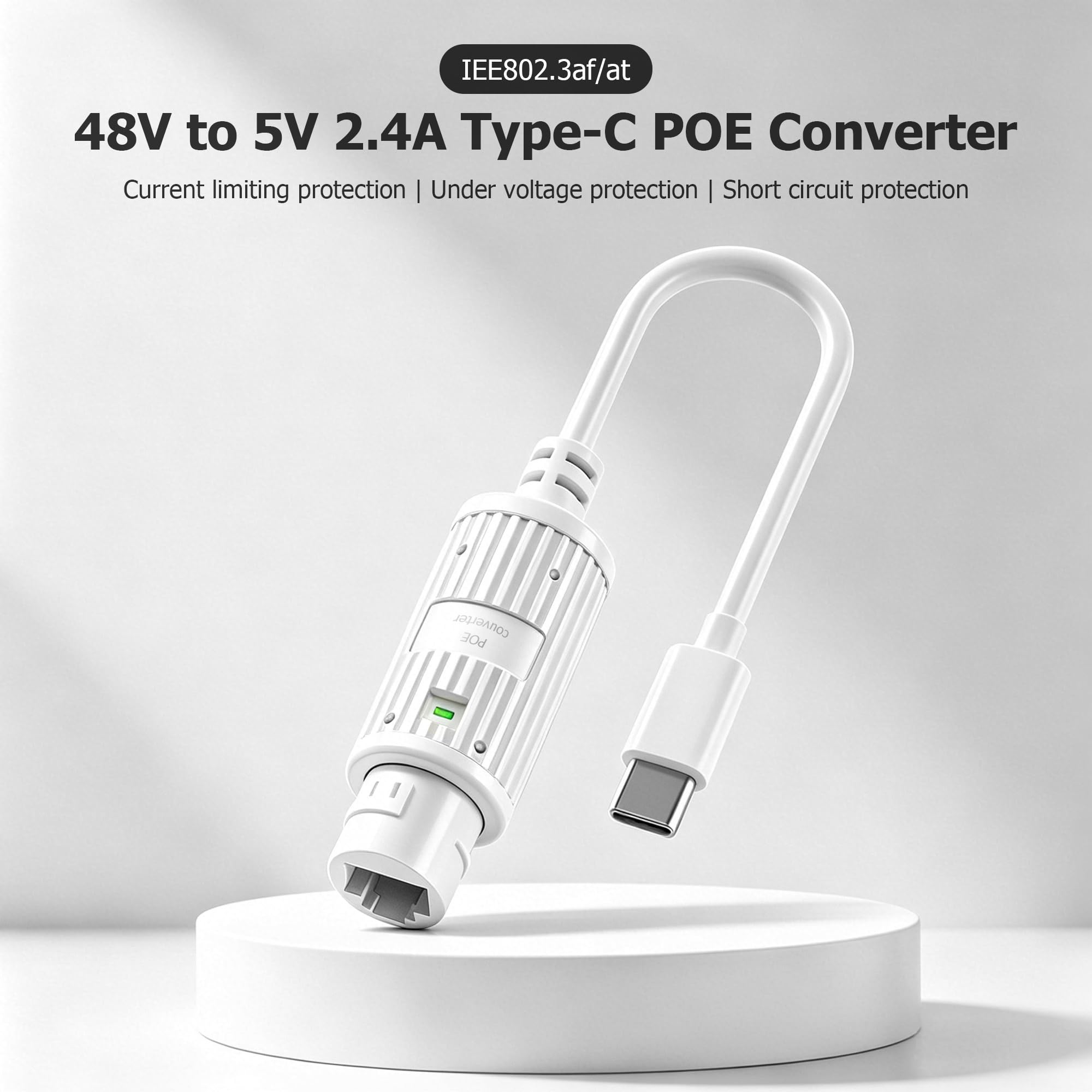 POE to USB-C Power Converter O - Outdoor Power Monitor review and price