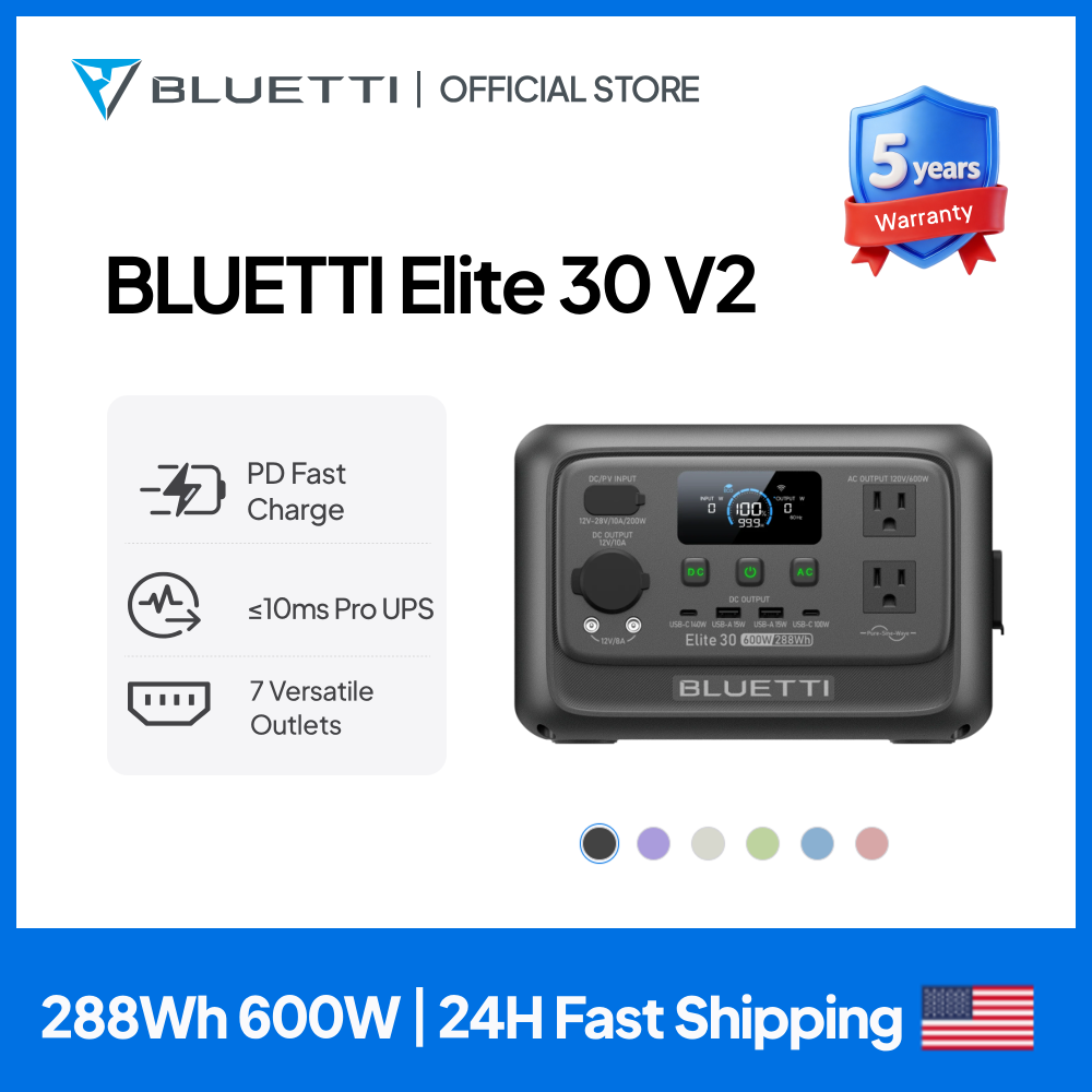 【Renew】BLUETTI Elite 30 V2 Por - Outdoor Power Tower review and price