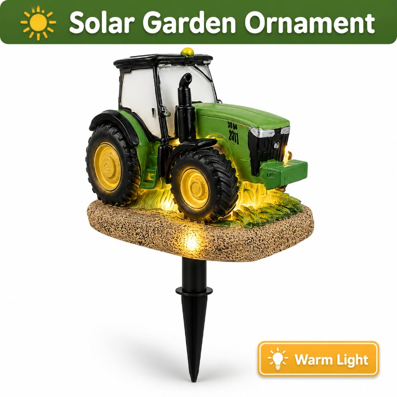 Solar Tractor Garden Stake Lig - Outdoor Power Stake review and price