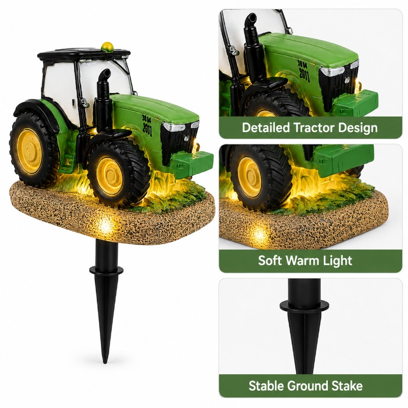 Solar Tractor Garden Stake Lig - Outdoor Power Stake review and price